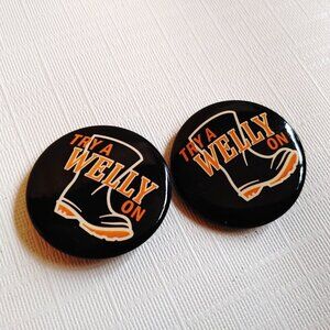 Wellington Brewery Craft Beer Pins Try A Welly On Lot of 2
